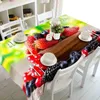 Toalha de mesa retangular com estampa de frutas, toalha de mesa para decoração de casa, à prova d'água, cobertura para mesa de jantar, piquenique, tapete r230605