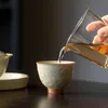 Teaware 2 pc/set 70ml retro mel esmalte arte cerâmica xícara de chá em relevo emaranhado lótus pequeno mestre copo doméstico kung fu chá drinkware ferramenta