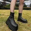 Boots Women Shoes Platform Women Angle Boots Gothic Style Cool Women Combat Booth