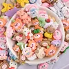 Cartoon Resin Accessories Multi-style Little Rabbit Bear Monkey Phone Case and Hairpin Handmade Diy Accessorie