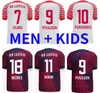 2023 2024 RBL Leipziges Soccer Jerseys 23 24 Nkunku Haidara Olmo Szoboszlai Laimer Poulsen Forsberg Sabitzer Mukiele Kluivert Football Shirt Men Kids Kids