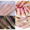 Outils 12 grilles mélangez la couleur fluorescence des cils décoration tranches d'art nail art paillette colorée false lash paillettes d'ongle accessoires artistiques