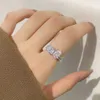 Lateefah OEM 925 bague en argent Sterling Zircon étanche mariage coeur rose CZ argent bague de fiançailles S925 bague de mariage