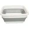 Éviers de salle de bain Lavabo pliant en plastique Voyage Baignoire à linge pliante Accessoires de cuisine de salle de bains Bassin pliant portable Seau de lavage de pêche 230605