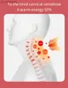 Youpin Neck Massager Pain Relief Protector Hanging Cervical Spine Portable Mini Pulse Shoulder Cervical Massage Hot Compress L230523