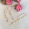 Länkarmband akrylfingerdop Rosarier Rosary pärlor dopfördel för kvinnor män