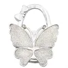 خطاف Handbag Hand Hook Gray Matte Butterfly طاولة قابلة للطي لمحفظة حقيبة FY3424 0605