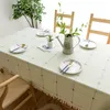 Tafelkleed Katoen Linnen Streep Waterdicht Rechthoekig Tafelkleed Keukentafel Kaart Handdoek Tafelkleed Huishouden Tafelkleed Eettafel 230605