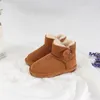 Crianças crianças botas Austrália clássico bota de neve juventude meninos meninas botas de inverno preto castanha cinza vermelho crianças australiano garoto designer sapatos 60