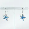 Dangle Boucles D'oreilles Mode Coréenne Strass Étoile De Mer Pendentif Designer Tempérament Haoshi Crochet D'oreille Bijoux