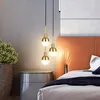 Lampy wiszące proste postmodernistyczne światła LED do baru Bderoom Bedside Bar