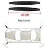 New 2PC Universal Rubber Anti-Collision Protector Auto Front And Rear Corner Bumper Guard Lip Anti-Scratch Strip Sticker