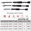 Spinning Rods Sougayilang 1824m Telescopic Fishing Ultralight Weight Casting Carbon Pole Accessories De Pescar 230605