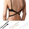 3 pièces un ensemble bas dos dos nu adaptateur convertisseur soutien-gorge sangle entièrement réglable dos nu Extender bas dos soutien-gorge sangle 100 ensembles