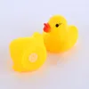 Party Favor Fashion Bath Water Duck Toy Baby Small Duck Toy Mini Yellow Rubber Ducks Children Swimming Beach Gifts Q169