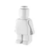 Vases Nordic style ceramic robot vase indoor flower pot modern home interior decoration white goods office desk 230603