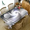 Table Cloth Cotton Black White Stripes Pattern Dustproof Dining Table Cloth Wedding Decoration R230605