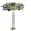 Bröllopsblommor Vase Bord Centerpiece Flowers Stand Centerpieces Flower Fram Backdrop Road Event Event Party Decoration IMake962