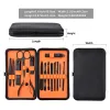 15 i 1 Nail Clipper Kit med Case Nail Care Set Pedicure Cutters Scissor Tweezer Knife Professional Manicure Set Tools