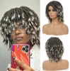 13Inch Afro Braided Wig Voluminous Curly Explosion Hair De nombreux styles Perfectionnez votre look Ajoutez une touche de glamour à votre style