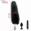 Juegos para adultos BDSM Sex Bondage Set Metal Anal Plug Fox Tail Vibrador Accesorios exóticos Sex Shop Juguetes sexuales eróticos para parejas Mujeres L230518