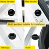 Nouveau 5/10 pièces Anti-collision Silicone Pad fermeture de porte de voiture Protection Anti-choc insonorisé silencieux tampon autocollants joint voiture extérieur