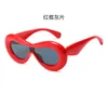Fashion Candy Color Lip-Shaped Sunglasses Boys Girls Shinny Frames Eye Glasses Women Sun Glasses