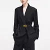 Gürtel Damenmode PU-Ledergürtel Schwarz Elastisch Verstellbarer Hüftgurt Damen Kleid Mantel Hosen Kleidung Dekorationen Zubehör