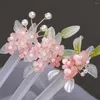 Hair Clips Chinese Hairpins Flower Pearls Chopsticks Sticks Vintage Forks Jewelry For Women Styling Hanfu Accessories