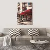 Scenic Landscape Canvas Art Cafe Toulouse Brent Heighton Painting Handmade Modern Artwork Perfect Wall Decor for Home Office