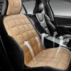 Bilstol täcker fordonsplyschtäckning med andningsskudde för de flesta fordon mjukt förarskydd