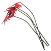 Fleurs décoratives 4 Pcs Bird Paradise Fleur artificielle Home Accents Decor Articles hawaïens