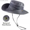 UPF 50+ Seau Chapeau Été Hommes Femmes Pêche Boonie Chapeaux Protection UV Long Grand Large Bord Bob Randonnée Chapeau De Soleil En Plein Air Cap Bob L230523