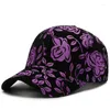 Bal Caps 2023 Unisex Bloemen Blad Gedrukt Verstelbare Baseball Vrouwen Hoed Schaduw Sport Outdoor Stretch Katoen Cap Vader Hoeden