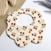 Bibs Burp Cloths Summer feeding 6-layer cotton yarn pet print Saliva towel newborn Korean style baby bib G220605