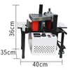 Joiners 1100W Mała manualna maszyna opasowa krawędzi podwójna strona przenośna przenośna krawędź bander drewna obróbka obróbki krawędzi maszyny 220V fabryka