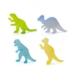 Светодиодная рейв -игрушка 16pcs Luminous Mini Dinosaur Модель пластиковое сияние в темном украшении детского мальчика 230605