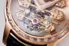 41mm montre homme LA ESMERALDA TOURBILLON A SECRET montre-bracelet designer mouvement mécanique or rose diamants saphir étanche Relojes de lujo lusso Orologio