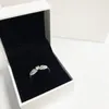 Funkelnder Engelsflügel-Paarring für Pandora, authentischer Party-Schmuck aus Sterlingsilber, Designer-Ringe für Damen und Herren, Kristall-Diamant-Ehering mit Originalverpackung