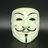 Parti Maskeleri V Vendetta Maskeleri Anonim Guy Fawkes Süslü Elbise Yetişkin Kostüm Aksesuar Plastik Parti Cosplay Maskeleri QH47