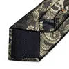 Bow Ties 8cm Men's Silk Handkerchief Cufflinks 150cm Length Business Formal Wedding Necktie Set Gift Accessories Wholesale Dropship