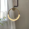 Pendant Lamps JMZM Modern Copper Ring Small Chandelier Bedroom Restaurant Bar Light Luxury Crystal Interior Home Decoration