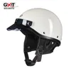 Capacetes de motocicleta GXT japonês retrô meio capacete verão scooter pequeno veículo elétrico