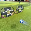 Balls Children's Football Goal Foldable Kids Target Net Portable Portable Mini折りたたみサッカー目標トレーニング目標キッズネットターゲットトレーニング目標230603