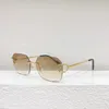 Sonnenbrillen für Männer und Frauen Designer 0286S Stil Anti-Ultraviolett Retro Brillen Quadratische Gläser Zufällige Box 0286