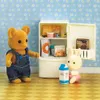 Stuffed Plush Animals Toys Doll 1 12 Forest Family Montessori Kitchen Compatible Miniature Dollhouse Accessories Furniture Pretend Play Gifts 230605