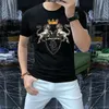 2023 Mens T Shirt Tasarımcısı 3D Harfler Baskı Stilist Sıradan Yaz Nefes Alabilir Giysiler Erkek Kadın Giysileri Çiftler Tee Toptan Boyut M-4XL