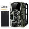 Hunting Cameras Suntekcam HC801A Camera With 5000Mah Lithium Battery 16MP 64GB Trail IP65 Po Traps 03s 940nm Wild 230603