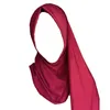 Scarves ChenKio Muslim Women's Ethnic Middle East Hijab Solid Color Crystal Wrap Headscarf Islamic Headwear