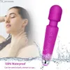 Wand Massager med 20 vibrationslägen 8 Vibration Intensiteter Portabla handhållna uppladdningsbara massager av trådlösa L230523